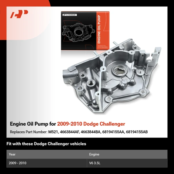 Engine Oil Pump for 2009-2010 Dodge Challenger