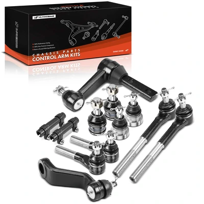 12 Pcs Idler & Pitman Arm Ball Joint Tie Rod End