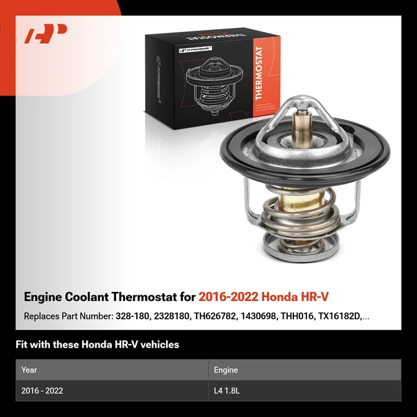 Engine Coolant Thermostat for 2016-2022 Honda HR-V
