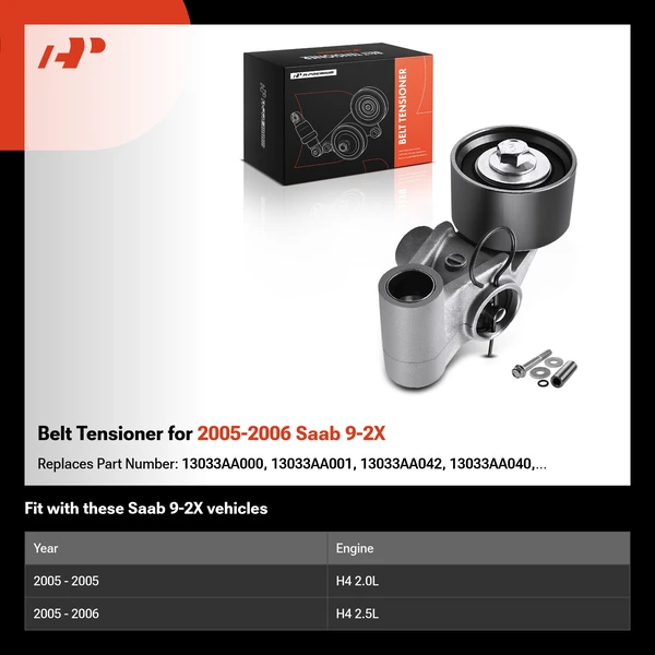 Belt Tensioner for 2005-2006 Saab 9-2X