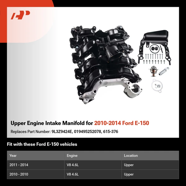 Upper Engine Intake Manifold for 2010-2014 Ford E-150