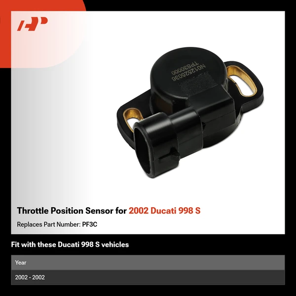 Throttle Position Sensor for 2002 Ducati 998 S