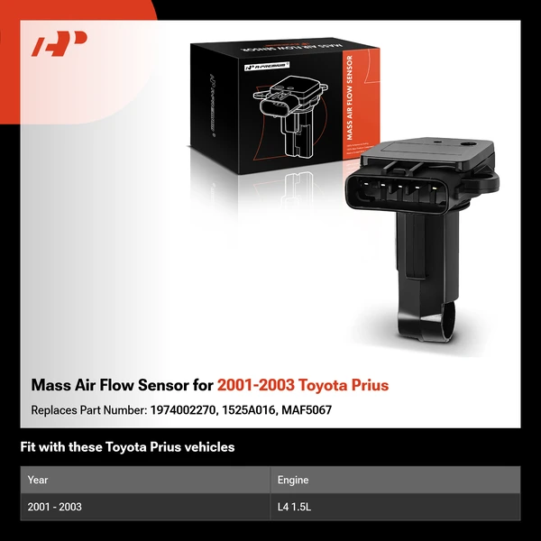 Mass Air Flow Sensor for 2001-2003 Toyota Prius