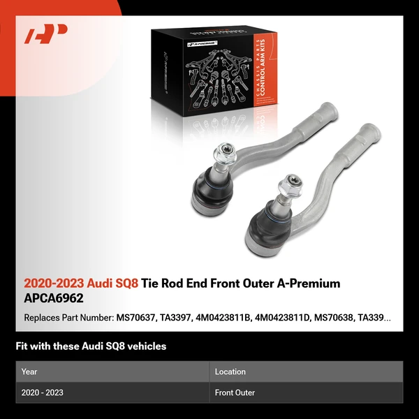 2020-2023 Audi SQ8 Tie Rod End Front Outer A-Premium APCA6962