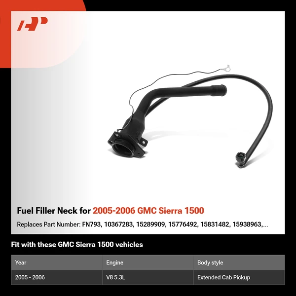 Fuel Filler Neck for 2005-2006 GMC Sierra 1500