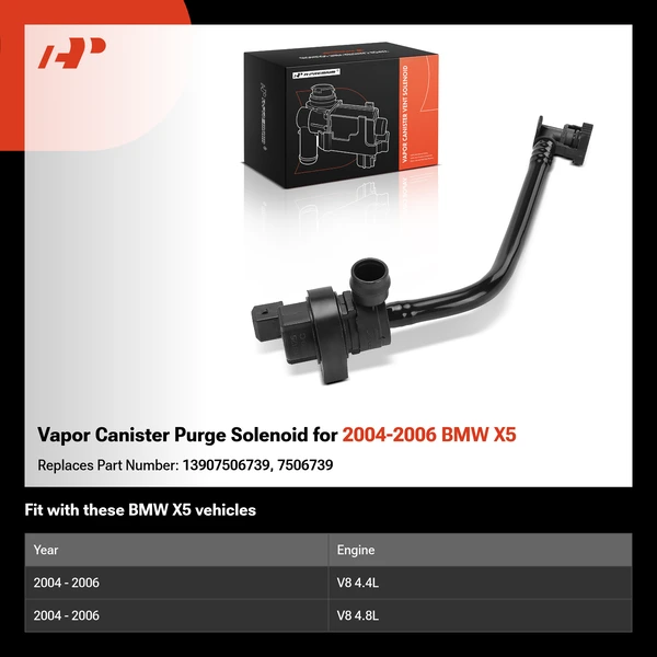 Vapor Canister Purge Solenoid for 2004-2006 BMW X5