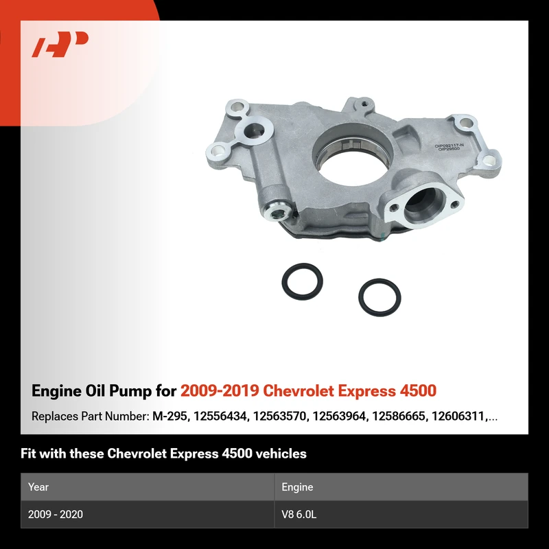 Engine Oil Pump for 2009-2019 Chevrolet Express 4500