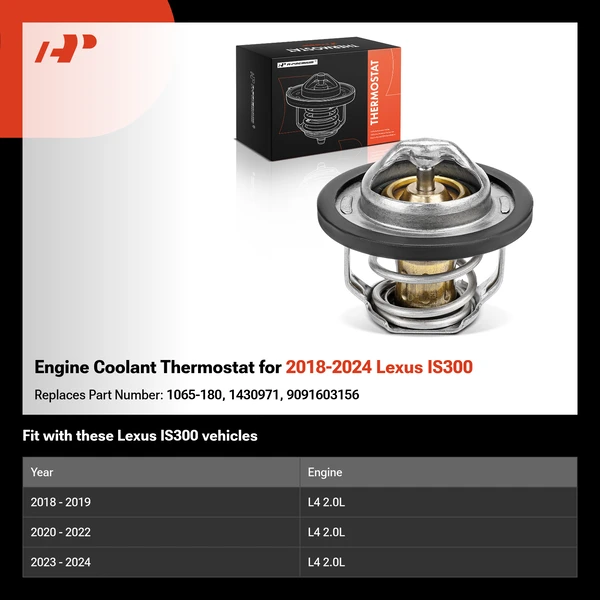 Engine Coolant Thermostat for 2018-2024 Lexus IS300