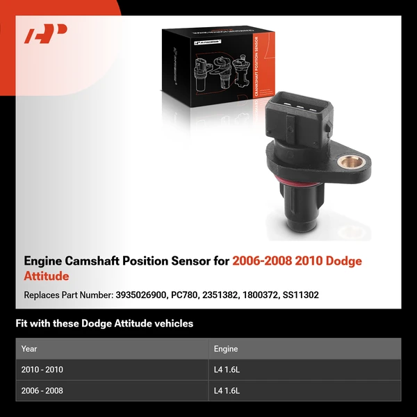 Engine Camshaft Position Sensor for 2006-2008 2010 Dodge Attitude