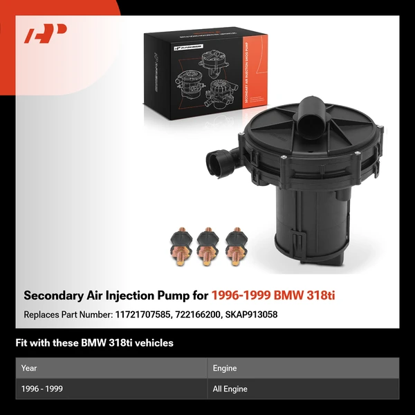 Secondary Air Injection Pump for 1996-1999 BMW 318ti