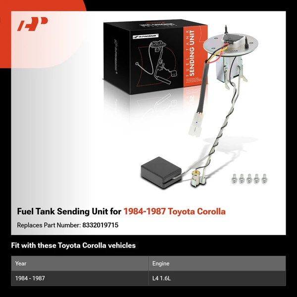 Fuel Tank Sending Unit for 1984-1987 Toyota Corolla