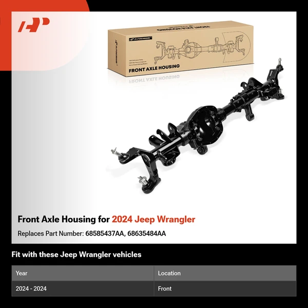 Front Axle Housing for 2024 Jeep Wrangler