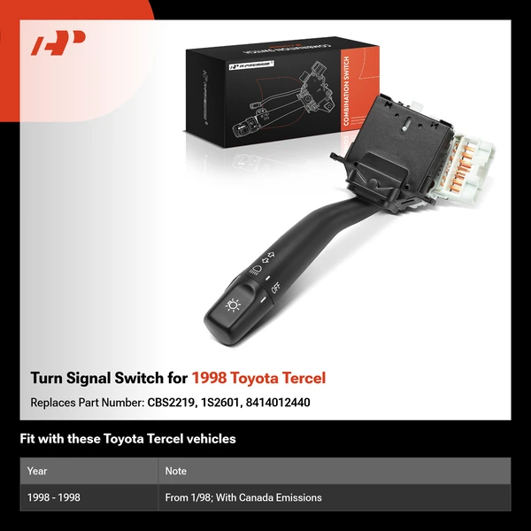 Turn Signal Switch for 1998 Toyota Tercel