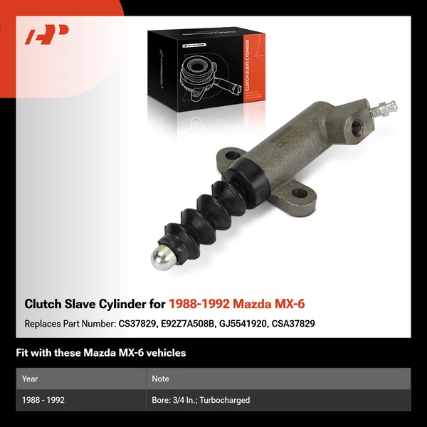 Clutch Slave Cylinder for 1988-1992 Mazda MX-6
