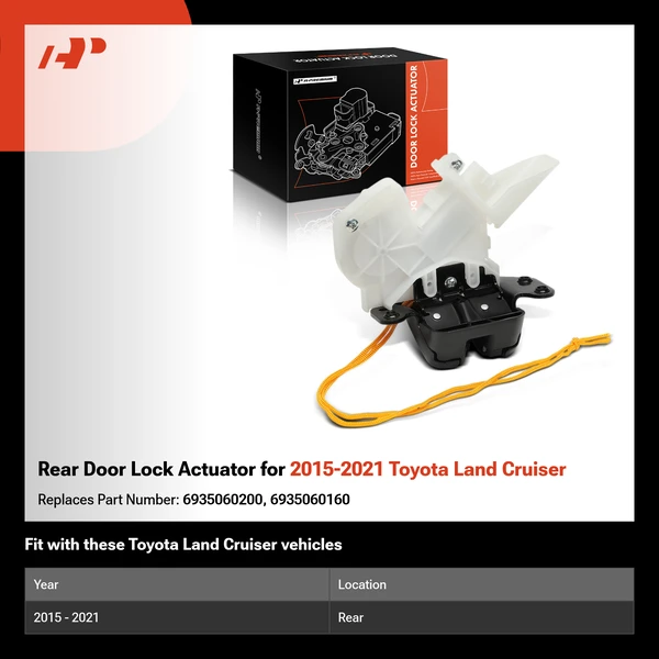 Rear Door Lock Actuator for 2015-2021 Toyota Land Cruiser