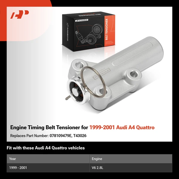 Engine Timing Belt Tensioner for 1999-2001 Audi A4 Quattro