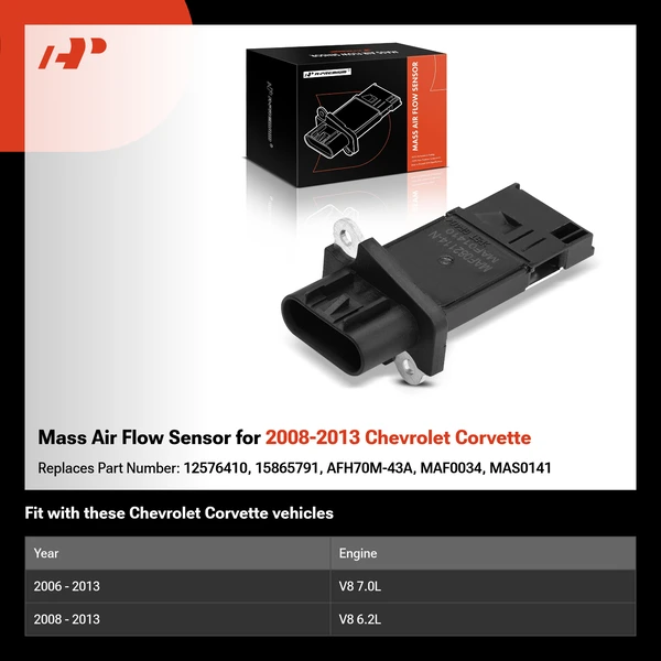 Mass Air Flow Sensor for 2008-2013 Chevrolet Corvette