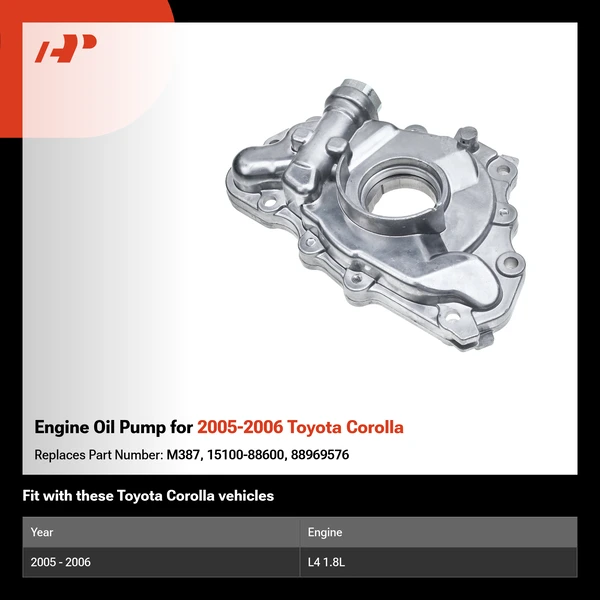 Engine Oil Pump for 2005-2006 Toyota Corolla