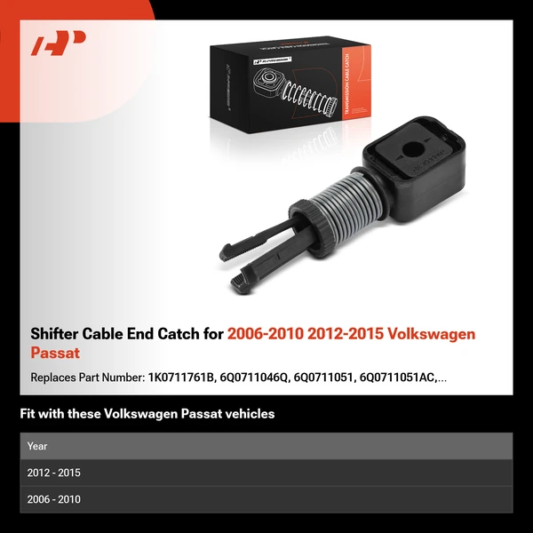 Shifter Cable End Catch for 2006-2010 2012-2015 Volkswagen Passat