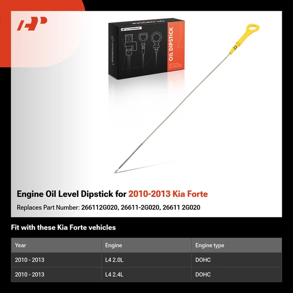 Engine Oil Level Dipstick for 2010-2013 Kia Forte