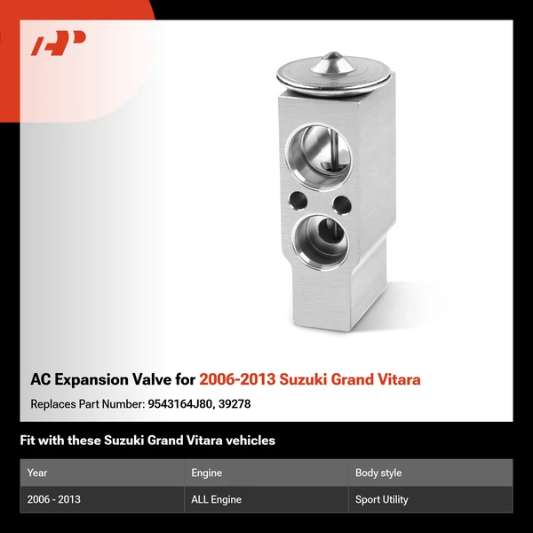 AC Expansion Valve for 2006-2013 Suzuki Grand Vitara
