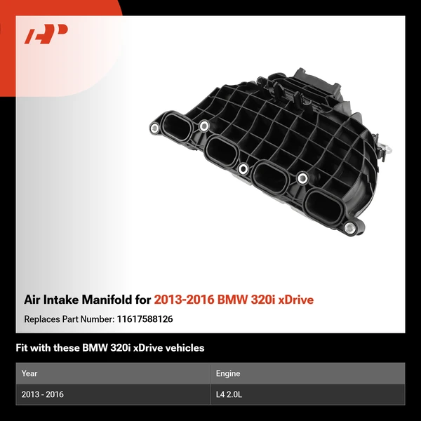 Air Intake Manifold for 2013-2016 BMW 320i xDrive