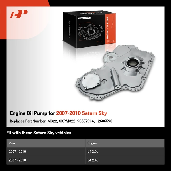 Engine Oil Pump for 2007-2010 Saturn Sky