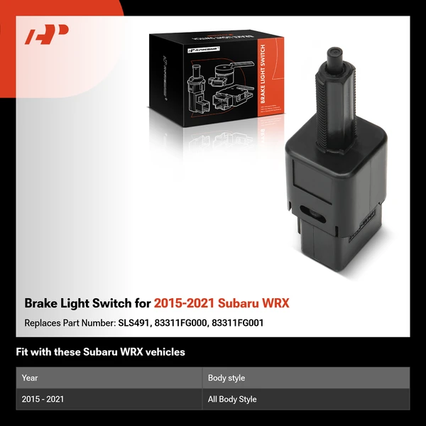 Brake Light Switch for 2015-2021 Subaru WRX