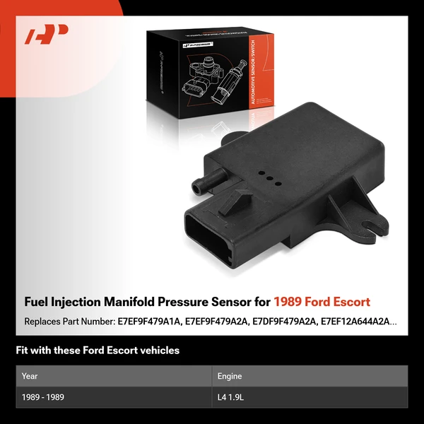 Fuel Injection Manifold Pressure Sensor for 1989 Ford Escort