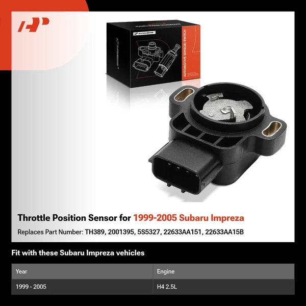 Throttle Position Sensor for 1999-2005 Subaru Impreza