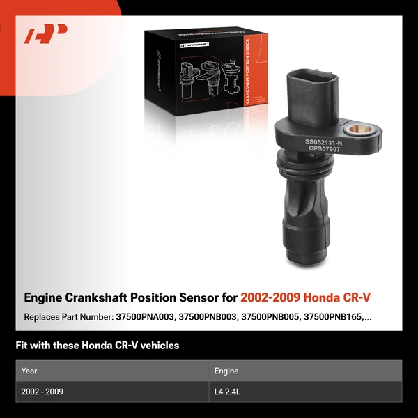Engine Crankshaft Position Sensor for 2002-2009 Honda CR-V