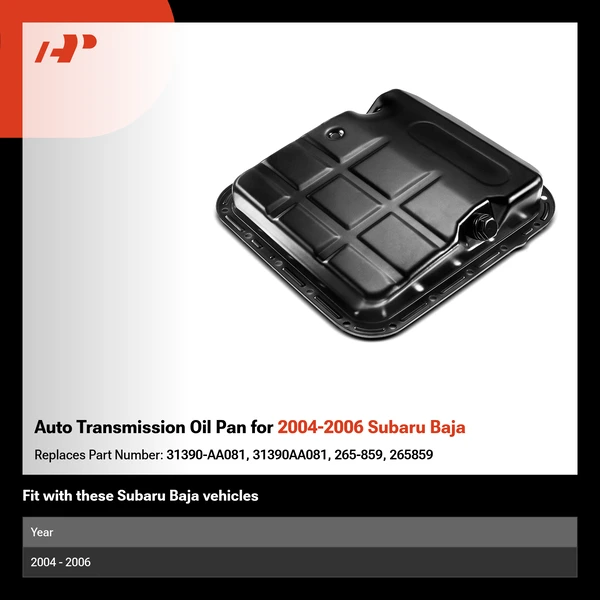 Auto Transmission Oil Pan for 2004-2006 Subaru Baja