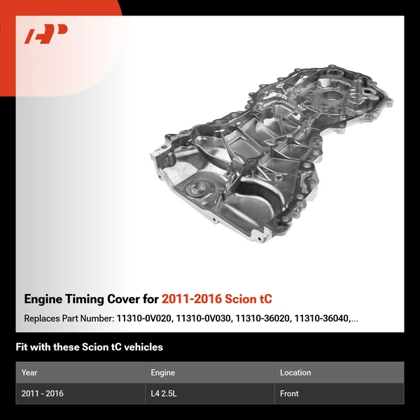 Engine Timing Cover for 2011-2016 Scion tC