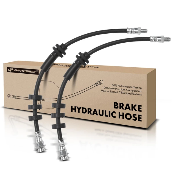 2 Pcs Front Brake Hydraulic Hose for 2014-2016 Dodge Dart