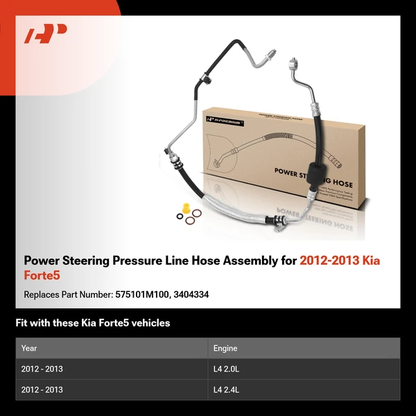 Power Steering Pressure Line Hose Assembly for 2012-2013 Kia Forte5