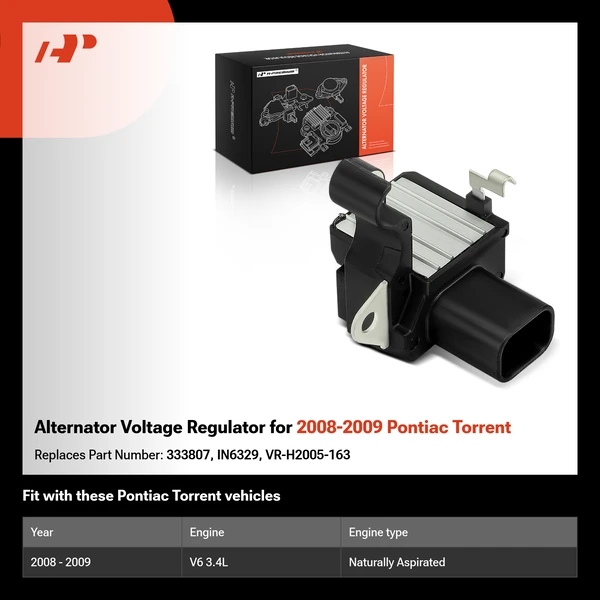 Alternator Voltage Regulator for 2008-2009 Pontiac Torrent