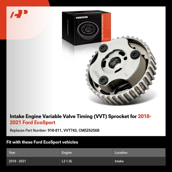 Intake Engine Variable Valve Timing (VVT) Sprocket for 2018-2021 Ford EcoSport