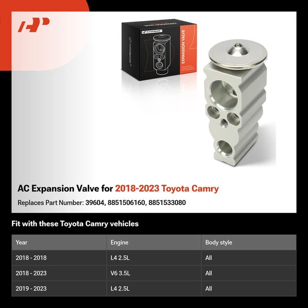 AC Expansion Valve for 2018-2023 Toyota Camry