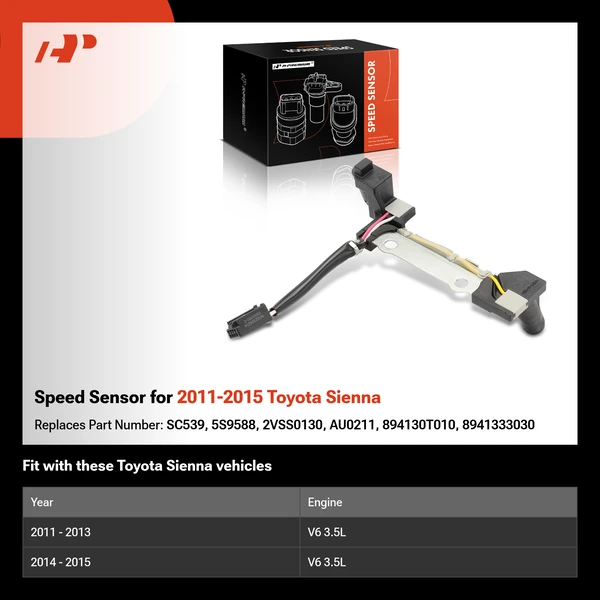 Speed Sensor for 2011-2015 Toyota Sienna