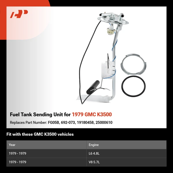 Fuel Tank Sending Unit for 1979 GMC K3500