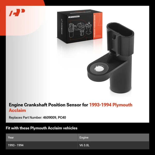 Engine Crankshaft Position Sensor for 1993-1994 Plymouth Acclaim