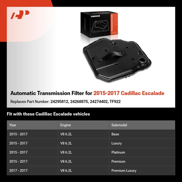 Automatic Transmission Filter for 2015-2017 Cadillac Escalade