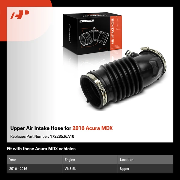 Upper Air Intake Hose for 2016 Acura MDX