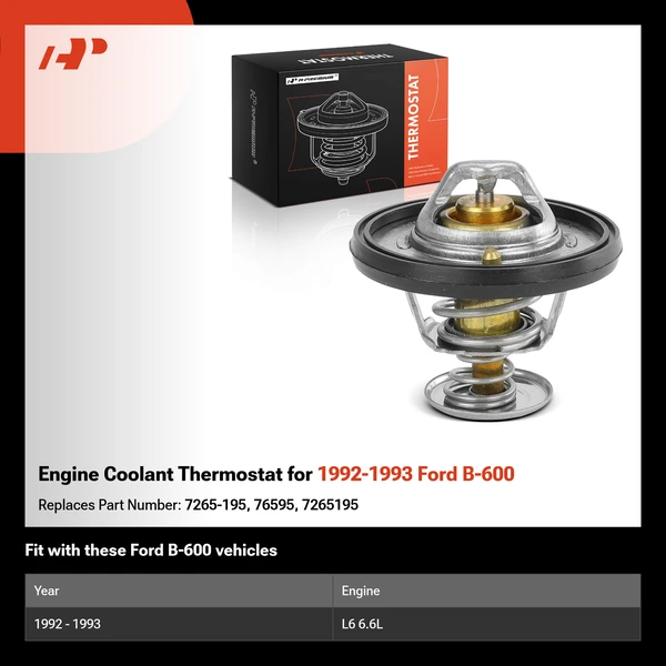 Engine Coolant Thermostat for 1992-1993 Ford B-600