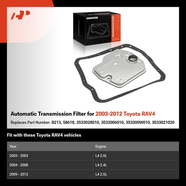 Automatic Transmission Filter for 2003-2012 Toyota RAV4
