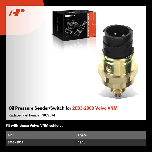 Oil Pressure Sender/Switch for 2003-2008 Volvo VNM