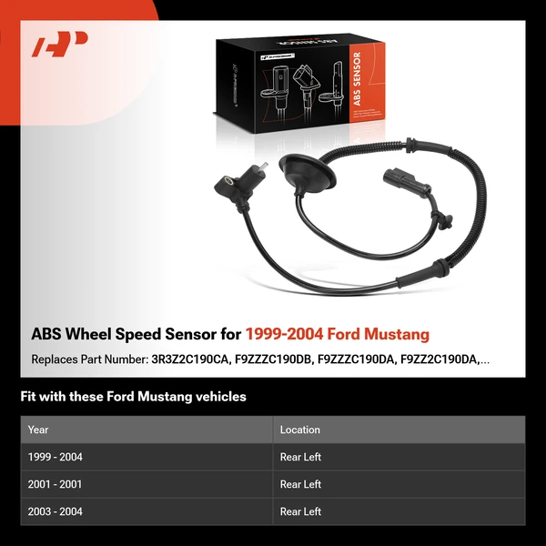 ABS Wheel Speed Sensor for 1999-2004 Ford Mustang