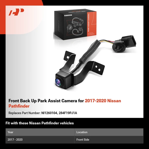 Front Back Up Park Assist Camera for 2017-2020 Nissan Pathfinder