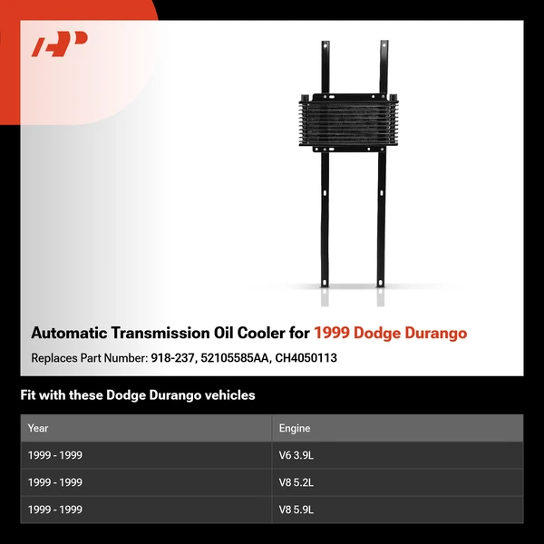 Automatic Transmission Oil Cooler for 1999 Dodge Durango