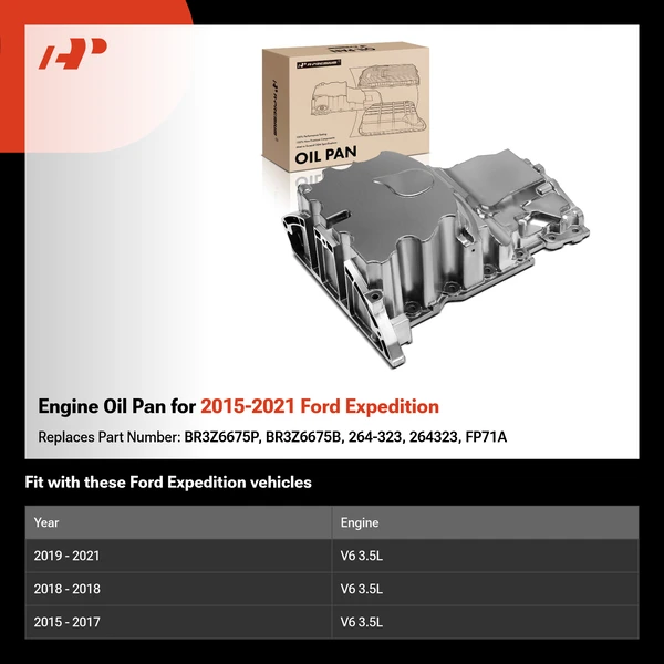 Engine Oil Pan for 2015-2021 Ford Expedition